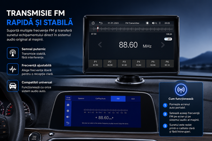 Ecran Wireless CarPlay & Android Auto